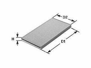 Фільтр салону Passat 97-01Audi 80 91-95A4 95-01 CLEAN FILTERS NC2000 на AUDI COUPE (89, 8B)