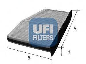 Фiльтр салону UFI 5314800 на VW PASSAT (362)