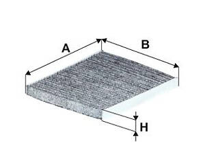 Фільтр салону вугільний