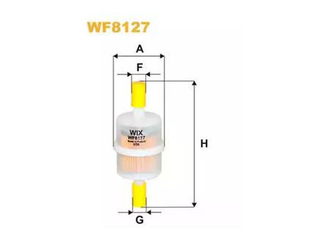 Паливний фільтр Wix WF8127 Skoda Favorit 1.3