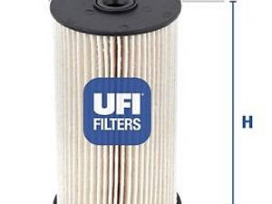 Фільтр паливний, 1.9-2.0SDI (тип UFI) [6 болтів]
