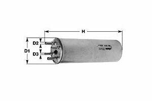 Фільтр паливний, 1.9-2.5TDI (4 вих.)