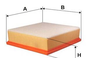 Фільтр повітряний, Ford Focus II, Kuga, Mondeo IV (07-), S-Max; Volvo C30, C70 II (Cabrio), S40 II, S