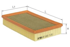 Фільтр повітряний (з сіткою) MB E-Klasse W124, S124, C124 84-93 / SsangYong Korando 88-, Musso 95 (AF1683s)