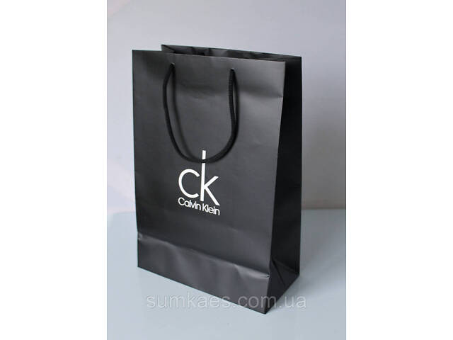 Фирменный пакет в стиле CK black Фирменный пакет в стиле CK black