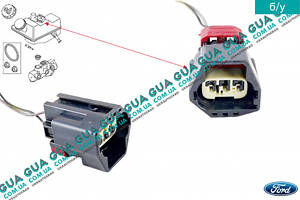 Фишка / разъем бачка главного тормозного цилиндра ( 2 контакта ) 6C112K478BD Ford / ФОРД TRANSIT 2006- / ТРАНЗИТ 06-