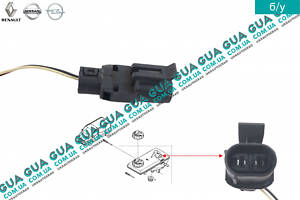 Фишка / разъем с проводами / штекер бачка главного тормозного цилиндра / противотуманной фари ( птф ) 297303 Nissan / НИ