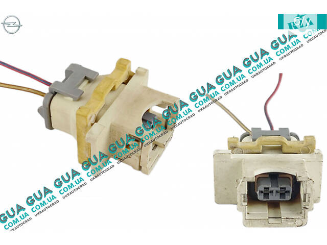 Фішка/роз'єм паливної форсунки інжекторної електронної 1шт. ZUH103 Fiat/ФІАТ DOBLO 2000-2005/ДОБЛО 00-05, Opel /