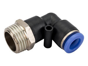 Фитинг угловой для пластиковых трубок 10мм с наружной резьбой 1/2' ROCKFORCE RF-SPL10-04