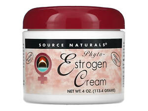 Фито-эстроген крем, Phyto-Estrogen Cream, Source Naturals, 113.4 г