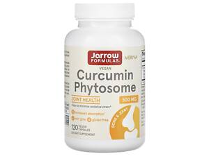 Фитосомы куркумина, Curcumin Phytosome, Jarrow Formulas, 500 мг, 120 растительных капсул