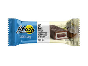 Fitwin Bar No Sugar Added (60 g, coconut & cream)