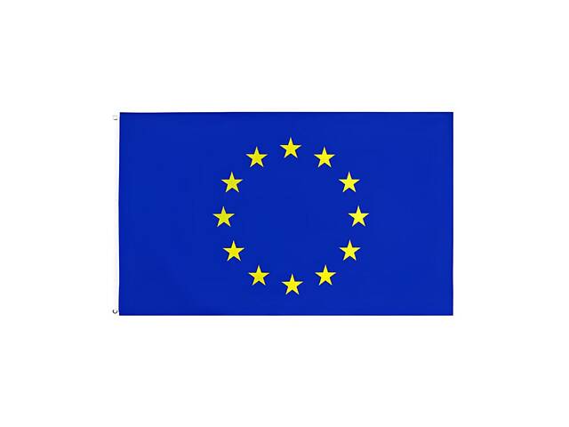 Прапор Європейського Союзу RESTEQ 150х90 см поліестер прапор ЄС прапор Європи прапор Євросоюзу - Фото 1