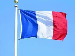 Прапор Франції 150х90 см поліестер French flag французький триколор синій білий червоний RESTEQ