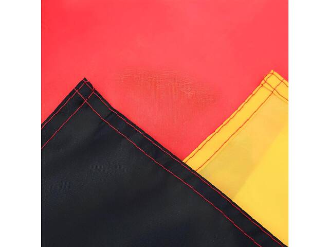 Прапор Німеччини RESTEQ 150×90 см - німецький прапор з поліестеру, чорний червоний золотий - Фото 5