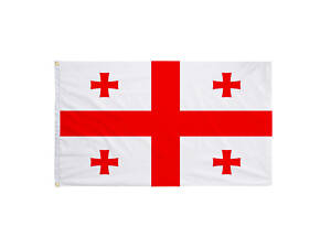 Прапор Грузії 150х90 см. Грузинський прапор поліестер RESTEQ. Georgia flag