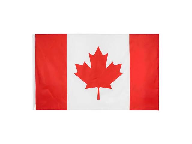 Прапор Канади RESTEQ 150×90 см — поліестеровий канадський прапор високої якості, декоративний і патріотичний виріб для - Фото 1