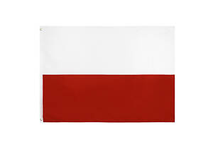 Підкреслити Польща 150х90 см. Польський прапор поліестер RESTEQ. Polish flag