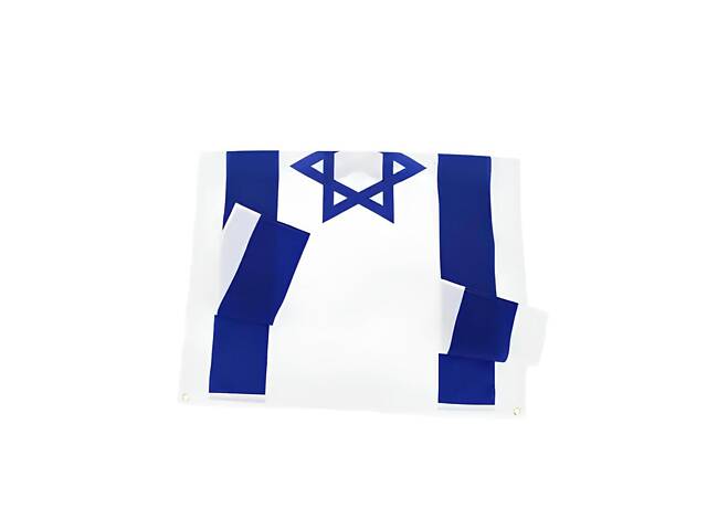 Прапор Ізраїлю RESTEQ 150×90 см - з поліестеру, національний прапор із символом Давида - Фото 5