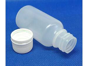 Флакон круглий 30 мл з кришкою з контролем відкриття.