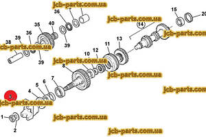 Фланец КПП на задний кардан 459/70317 для механической КПП (2002-2010) на 3CX, 3CX Super, 4CX