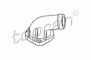 Фланець патрубка системи охолодження 107305