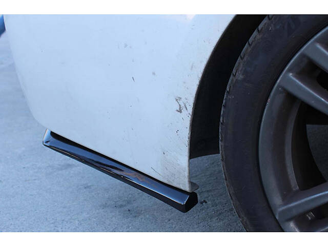 Flap накладка на задний бампер DPT (ABS) (2шт) (черный глянец) для Volkswagen Caddy 2004-2010 гг - Фото 6
