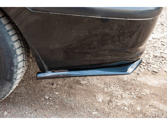 Flap накладка на задний бампер DPT (ABS) (2шт) (черный глянец) для Volkswagen Caddy 2004-2010 гг - Фото 2