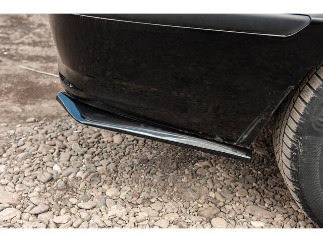 Flap накладка на задний бампер DPT (ABS) (2шт) (черный глянец) для Volkswagen Caddy 2004-2010 гг - Фото 12