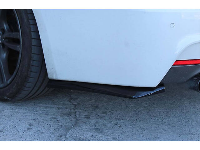Flap накладка на задний бампер DPT (ABS) (2шт) (черный глянец) для Volkswagen Caddy 2004-2010 гг - Фото 7