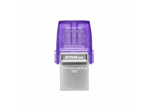 Флеш-накопитель Kingston USB 3.2 DT microDuo 3C 256GB (Type-A/Type-C) (200Mb/s)