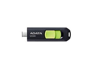 Флеш-накопитель Adata USB 3.2 Gen1 UC300 Type-C 256Gb Black/Green yL.