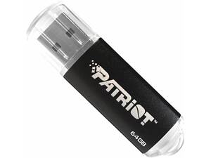 Флеш-накопитель Patriot USB 2.0 Xporter Pulse 64GB Metal/Black yL.