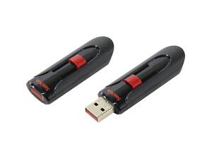 Флеш-накопитель SanDisk USB 2.0 Cruzer Glide 256Gb Black/Red yL.