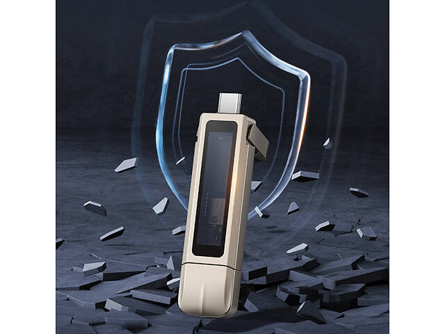 Флеш-накопитель Usams US-ZB274 2in1 USB 3.2 + Type-C GEN1 Dual Ports Aluminum Alloy 5G – 128GB Silver - Фото 5