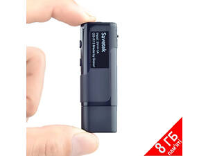 Флешка диктофон із голосовою активацією запису Savetek GS-R13, 8 Гб пам'яті, до 10 годин роботи