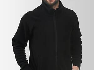 Флісова кофта Synevyr 260 Чоловіча Чорна | Фліска