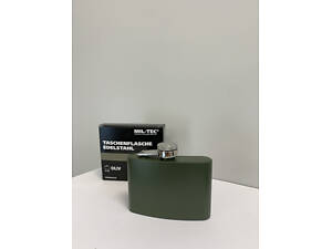 Фляга 110мл Олива 4OZ Mil-Tec TASCHENFLASCHE EDELSTAHL OLIV (14521001-004-110)
