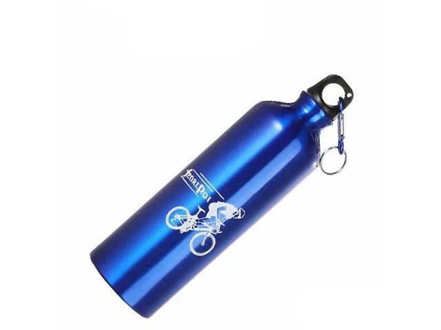 Фляга алюмінієва DN BL-3 0.75 л синій (BL-3-blue) - Фото 1