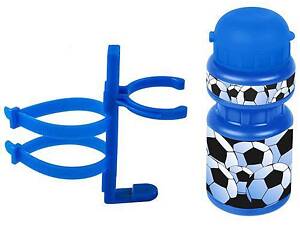 Фляга та фляготримач Pro 300 Soccer синій (A-PZ-0688)