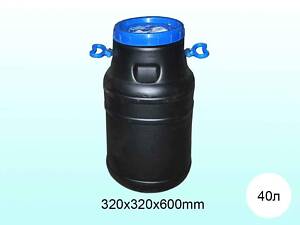 Фляга техническая 40л (А) горловина Ø 240мм ТМ ПЛАСТ БАК