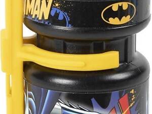 Фляга и флягодержатель Spencer Batman 300мл черный с желтым (BID048)