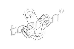 Флянец охлаж. жидкости, 2.4-2.5TDI