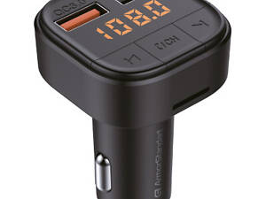FM модулятор Armorstandart ASF1 18W QC3.0 2xUSB black (ARM82826)