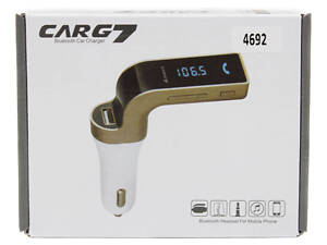 FM Модулятор для Авто CARG7 Bluetooth MP3 USB AUX / 4692