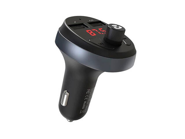 FM- модулятор HOCO E41, Black, Box - Фото 1