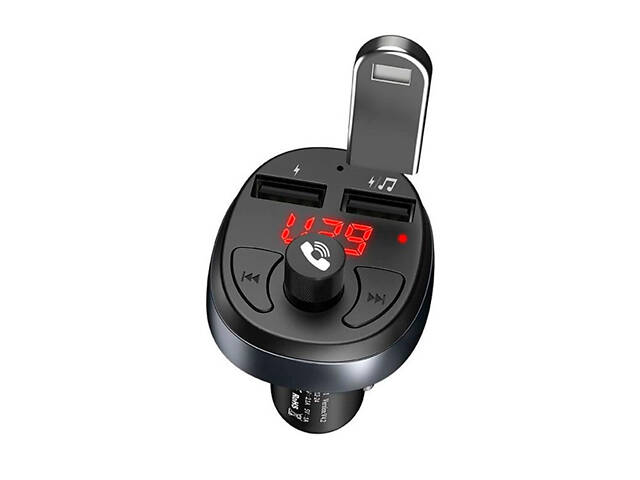 FM- модулятор HOCO E41, Black, Box - Фото 3