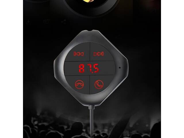 FM-модулятор трансмітер Car Q7S з виносним дисплеєм - Фото 3