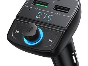 FM-модулятор Ugreen CD229 Bluetooth Car Charger (5.0+PD+QC3.0+USB Flash Drive+TF (CD229))