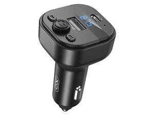 FM-модулятор XO BCC18 USB-A OTG/USB-C Black (BCC18.black)